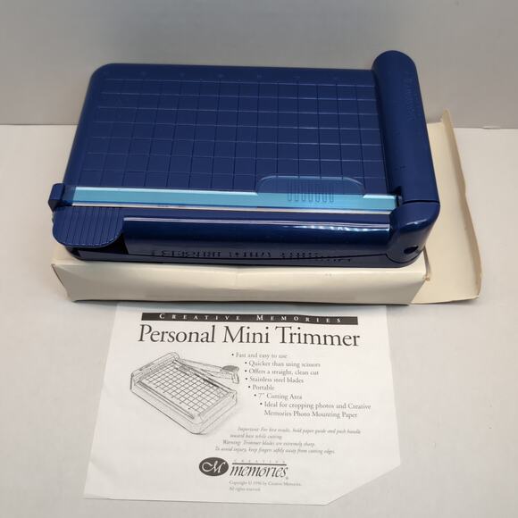 Creative Memories Personal Paper Trimmer Cutter Photo Cropper 7" Guillotine NOS - Picture 4 of 10